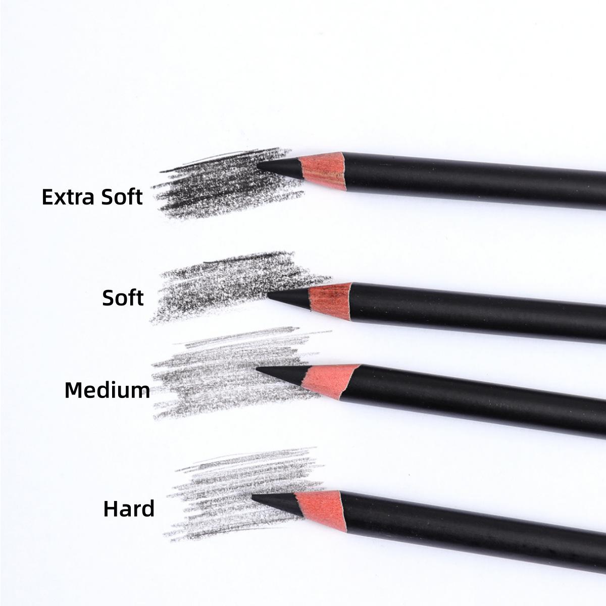 Charcoal Drawing Pencils Set: Soft, Medium & Hard for Art Students and Quick Sketching. Black
Charcoal Drawing Pencils Set: Soft, Medium & Hard for Art Students and Quick Sketching. Black