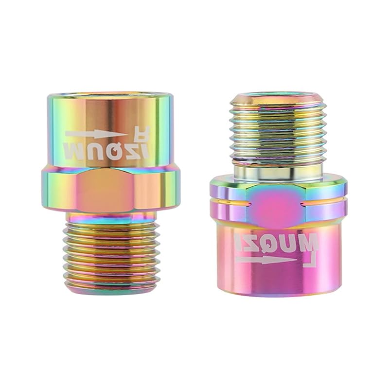 bicycle pedal extender 1 pair pedal extension spacer expansion pedal spacer Compatible with 9/16 inch threaded pedals bike Extended 16mm/0.63inch
bicycle pedal extender 1 pair pedal extension spacer expansion pedal spacer Compatible with 9/16 inch threaded pedals bike Extended 16mm/0.63inch