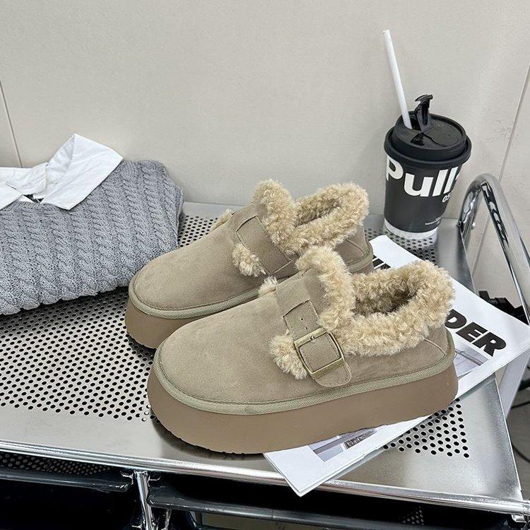 Snow boots women s winter 2024 new thick-soled fluffy one-pedal lazy warm piled thickened Birkenstocks cotton shoes 35
Snow boots women s winter 2024 new thick-soled fluffy one-pedal lazy warm piled thickened Birkenstocks cotton shoes 35