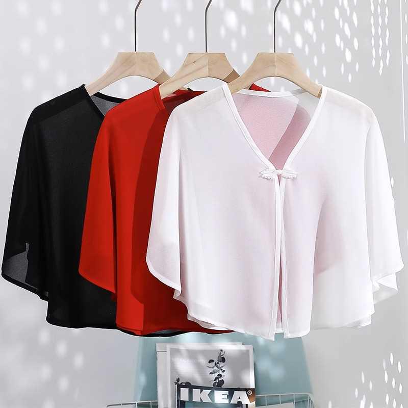 Women s Retro Cheongsam Coat & Matching Skirt Set - Summer Sunscreen Shawl with Classic Jacket Default
Women s Retro Cheongsam Coat & Matching Skirt Set - Summer Sunscreen Shawl with Classic Jacket Default