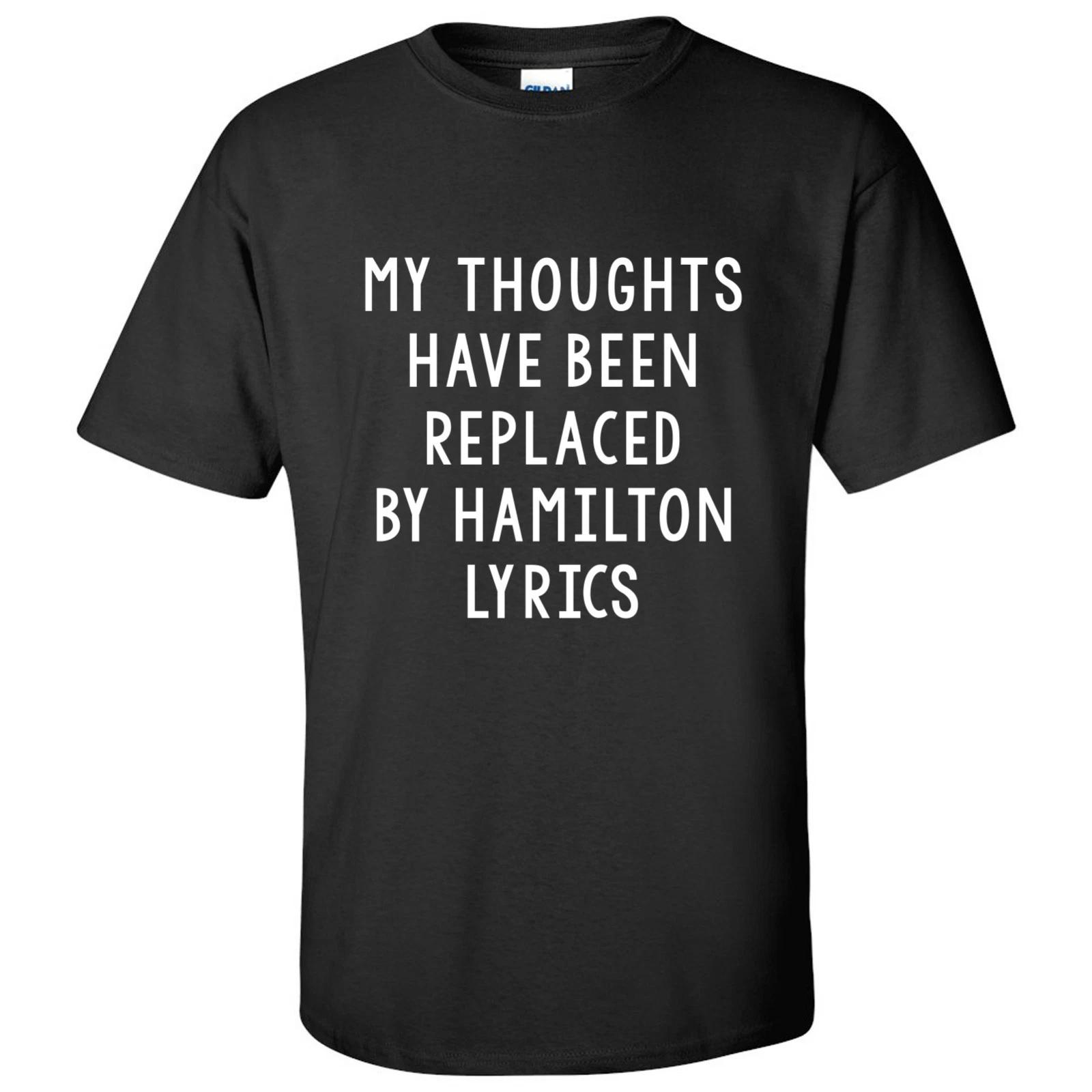 My Thoughts Have Been Replaced With Hamilton Lyrics Adult Unisex T-Shirt - Black 2XL
My Thoughts Have Been Replaced With Hamilton Lyrics Adult Unisex T-Shirt - Black 2XL