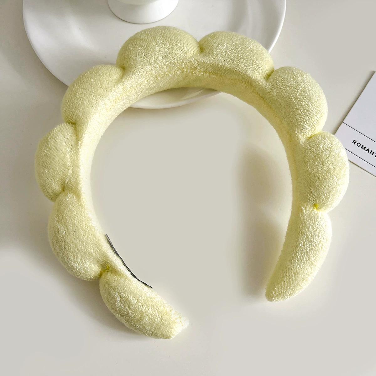 Solid Color High Crown Terry Cloth Braided Sponge Headband
Solid Color High Crown Terry Cloth Braided Sponge Headband