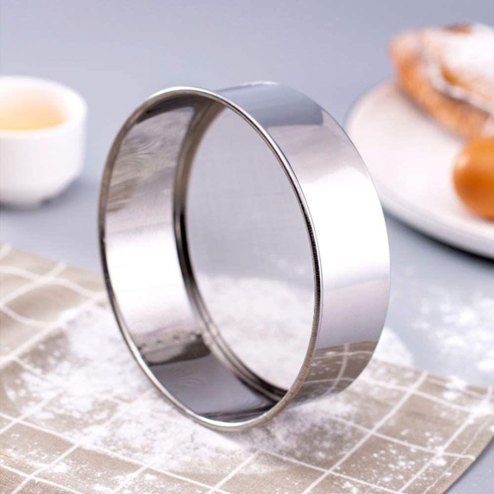 Cooking Icing Sugar Sifter for Baking Kitchen Pastry Tool Flour Sieve Powder Strainer Flour Sifter 15cm 
Cooking Icing Sugar Sifter for Baking Kitchen Pastry Tool Flour Sieve Powder Strainer Flour Sifter 15cm