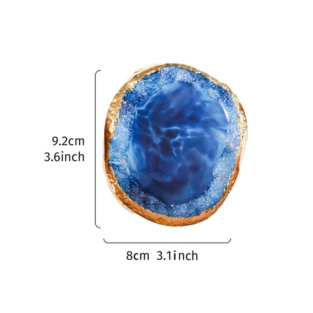 Resin Jewelry Tray for Women Creative Agate Pattern Earrings Holder Dish Exquisite Unique Decorative Ring Tray Perfect Gifts синій
Resin Jewelry Tray for Women Creative Agate Pattern Earrings Holder Dish Exquisite Unique Decorative Ring Tray Perfect Gifts синій