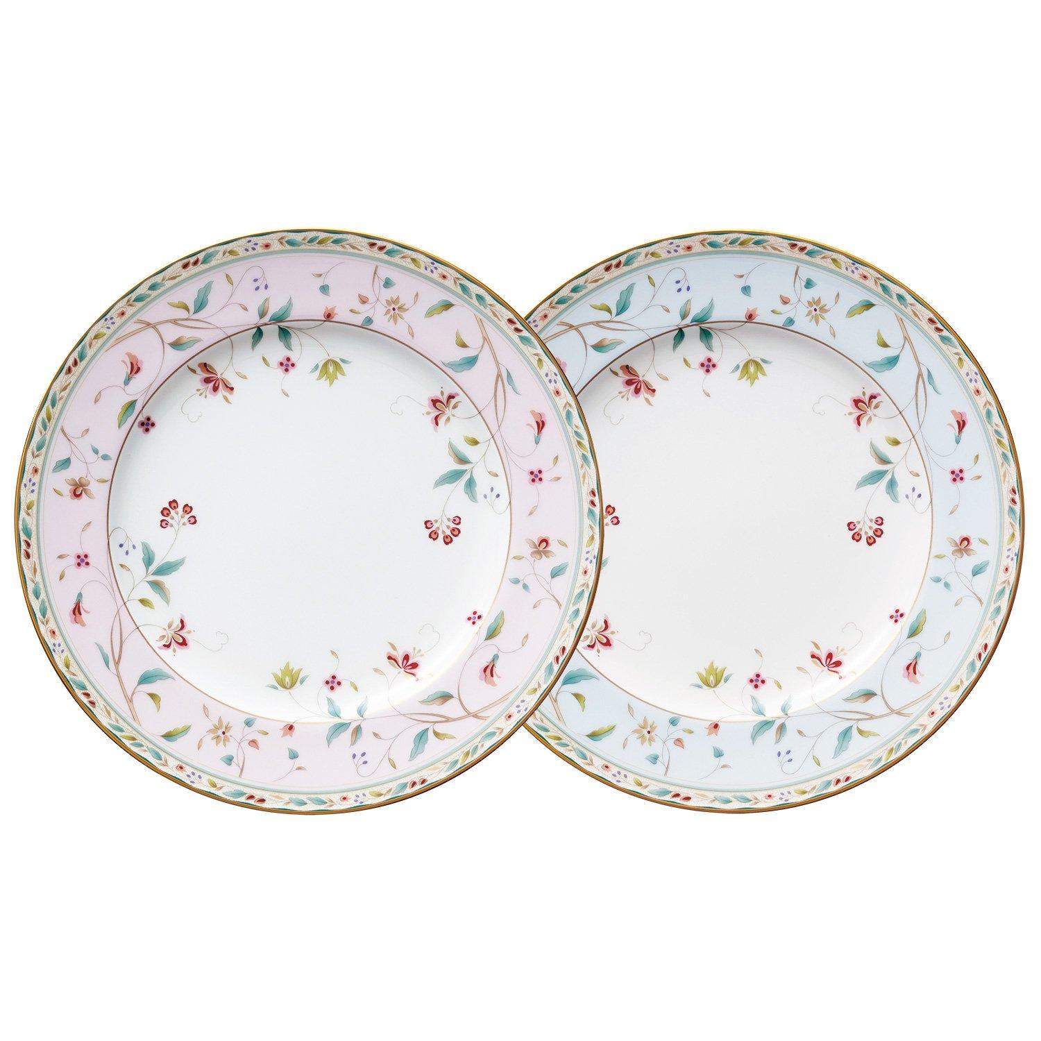 Noritake Plates Set of 21cm Floral Pink and Blue Bone (Pair 2) Print, China, P97211/4409-56
Noritake Plates Set of 21cm Floral Pink and Blue Bone (Pair 2) Print, China, P97211/4409-56