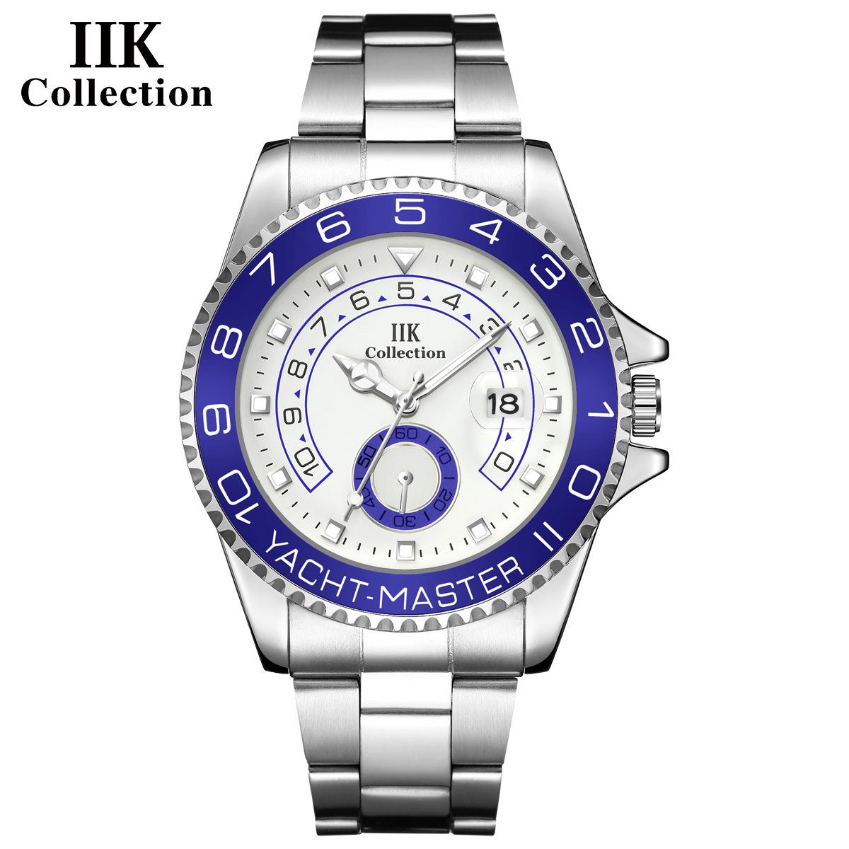 IIK Часы Мужские кварцевые часы Мужские часы Мужские часы из нержавеющей стали
IIK Часы Мужские кварцевые часы Мужские часы Мужские часы из нержавеющей стали