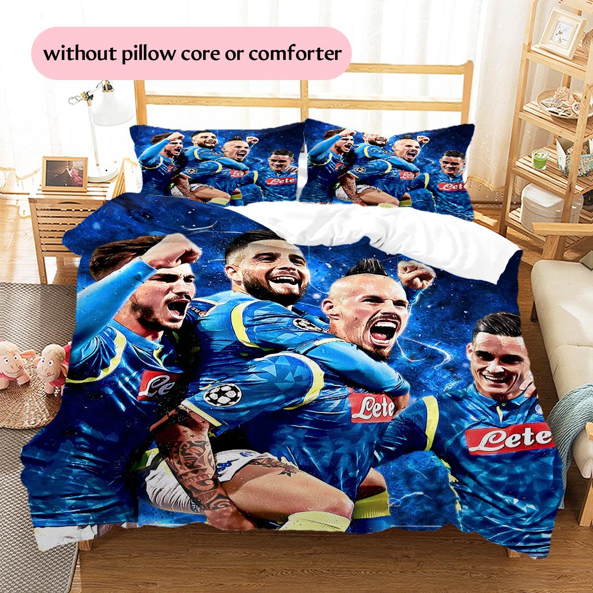 Napoli Football Team Pattern Bedding Home Decoration Birthday Gift (1 * duvet cover + 2 * pillowcase, without core) 240x220cm
Napoli Football Team Pattern Bedding Home Decoration Birthday Gift (1 * duvet cover + 2 * pillowcase, without core) 240x220cm