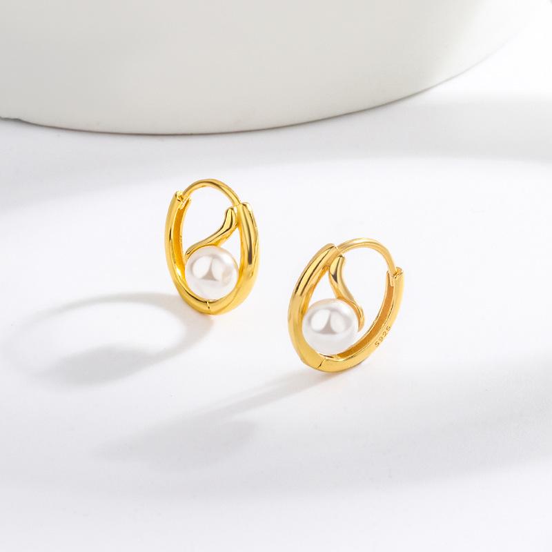 925 Silver Certified Shell Hoop Earrings for Women Girl Vintage Trendy Gold/Silver Earrings Fine Jewelry золотой
925 Silver Certified Shell Hoop Earrings for Women Girl Vintage Trendy Gold/Silver Earrings Fine Jewelry золотой