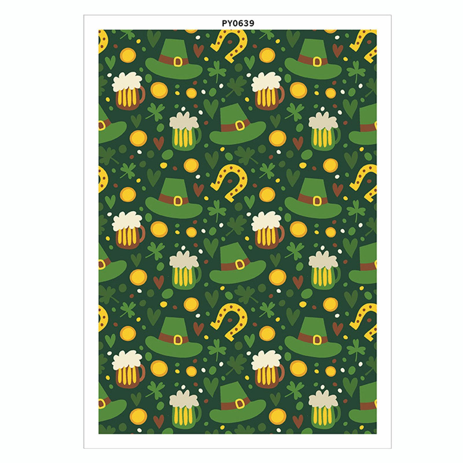 Festive Water Transfer Decals Set For Patrick s Themed Parties With Strong Adhesion And Sturdy Material
Festive Water Transfer Decals Set For Patrick s Themed Parties With Strong Adhesion And Sturdy Material