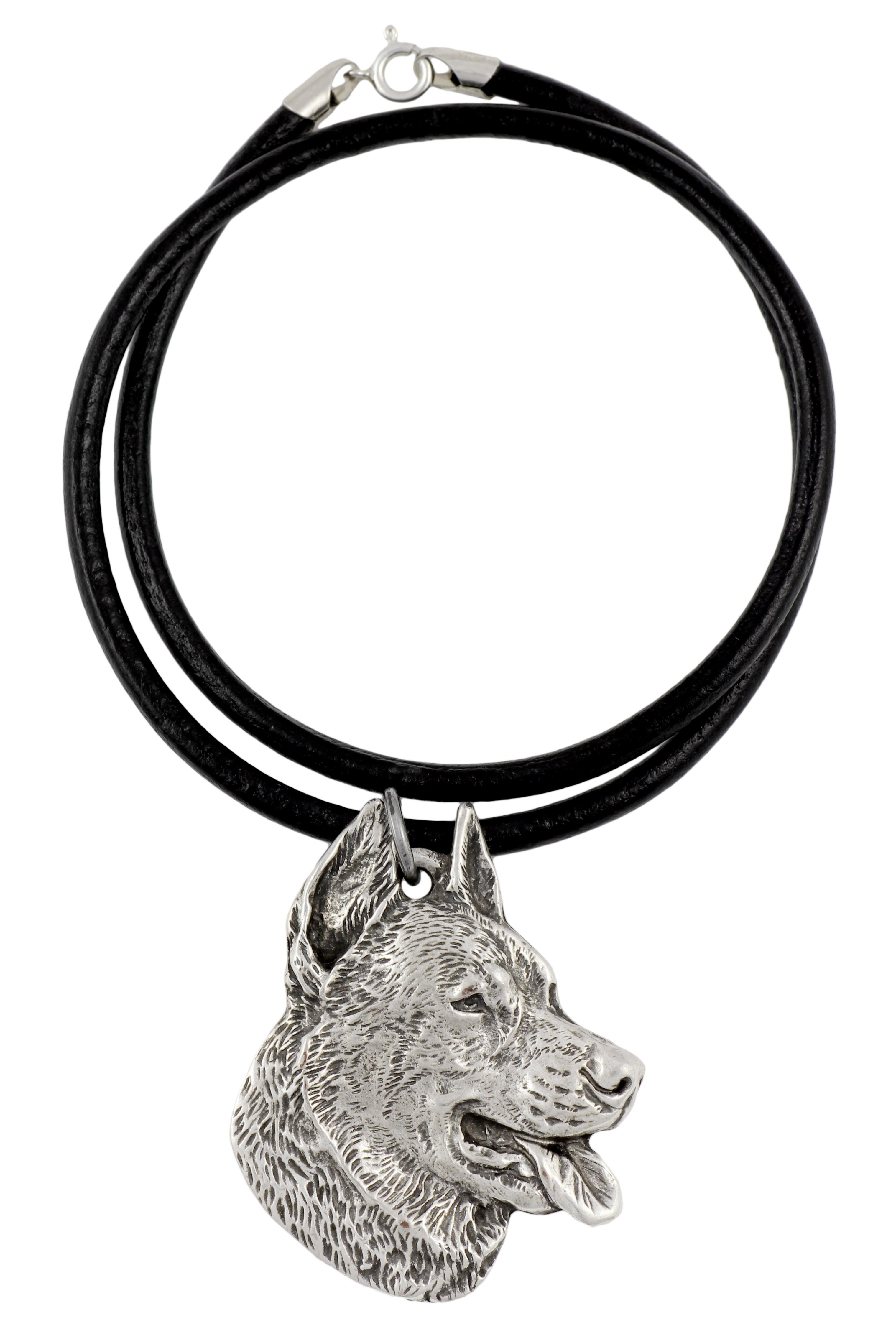 Berger de Beauce, Beauceron, Beauce Sheep Dog - Necklace with dog, silver-plated pendant for dog fan, unique jewelry by Art-Dog brand срібний
Berger de Beauce, Beauceron, Beauce Sheep Dog - Necklace with dog, silver-plated pendant for dog fan, unique jewelry by Art-Dog brand срібний
