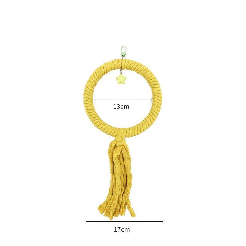 Parrot Swing Toy with Cotton Rope Perch Ring Fun Entertaining Bird Cage Accessories for Cockatiels Lovebirds
Parrot Swing Toy with Cotton Rope Perch Ring Fun Entertaining Bird Cage Accessories for Cockatiels Lovebirds