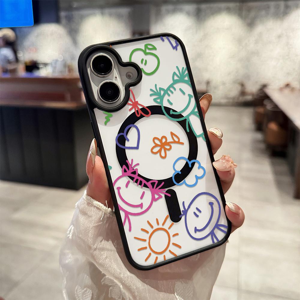 Doll Graffiti For Magsafe Phone Case For IPhone 17 Air 16 15 14 Plus 13 12 11 Pro Max Bumper Cover Case Funda Bumber 16 15 14 iphone 12 Pro
Doll Graffiti For Magsafe Phone Case For IPhone 17 Air 16 15 14 Plus 13 12 11 Pro Max Bumper Cover Case Funda Bumber 16 15 14 iphone 12 Pro