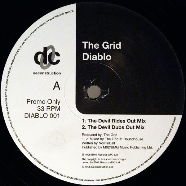 12inch Record GRID Diablo DIABLO001 Deconstruction 1995 UK Dance Electronica Used
12inch Record GRID Diablo DIABLO001 Deconstruction 1995 UK Dance Electronica Used