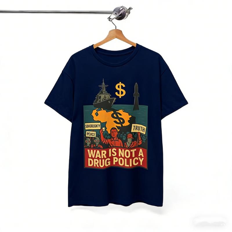 Anti War Protest Printed TShirt Tops Venezuela Peace Sovereignty Unisex Crewneck High Quality Cotton Regular Short Sleeve 3XL
Anti War Protest Printed TShirt Tops Venezuela Peace Sovereignty Unisex Crewneck High Quality Cotton Regular Short Sleeve 3XL