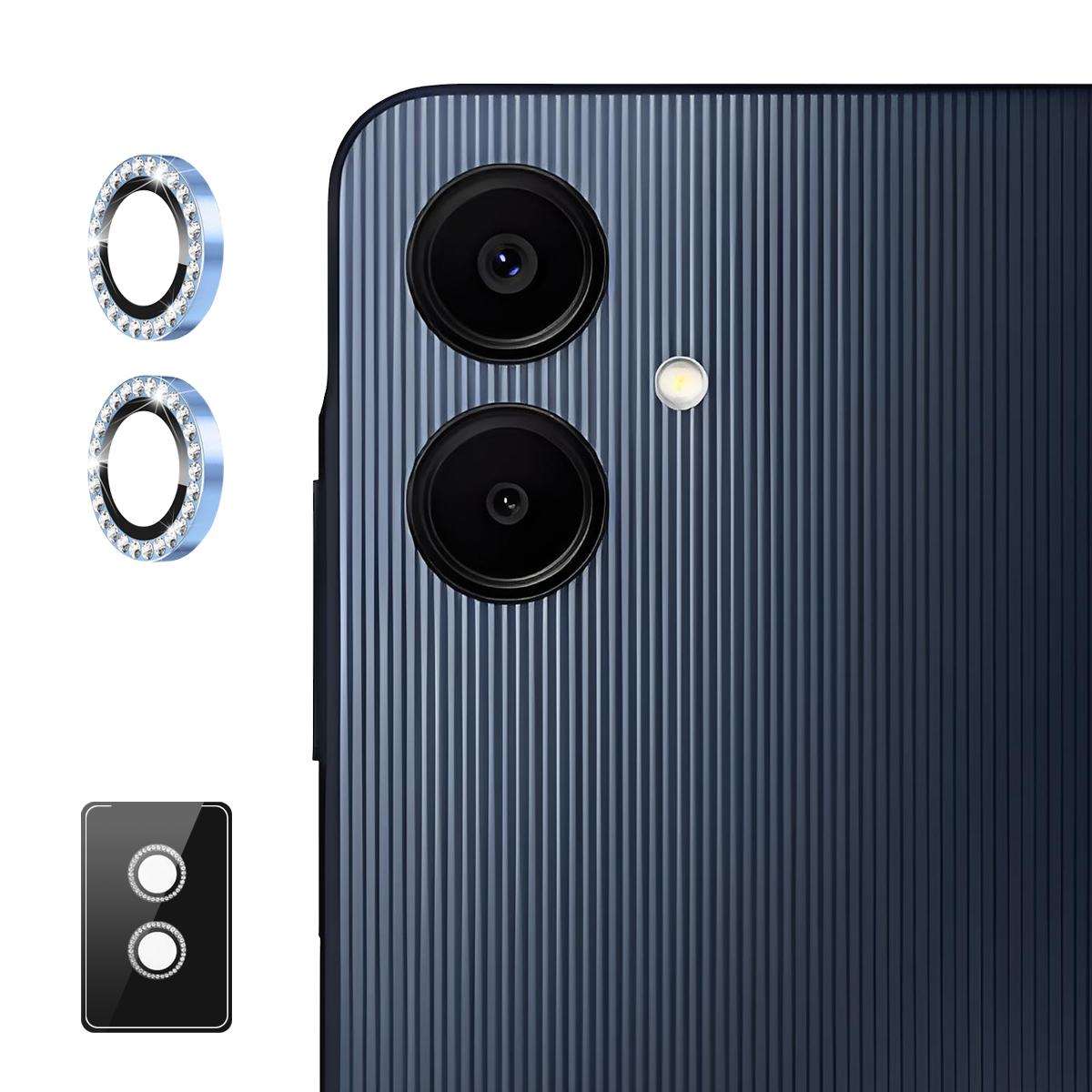 For Samsung Galaxy A06 4G Camera Lens Protector ENKAY HAT PRINCE Rhinestone Decor Rear Lens Film Sierra Blue
For Samsung Galaxy A06 4G Camera Lens Protector ENKAY HAT PRINCE Rhinestone Decor Rear Lens Film Sierra Blue