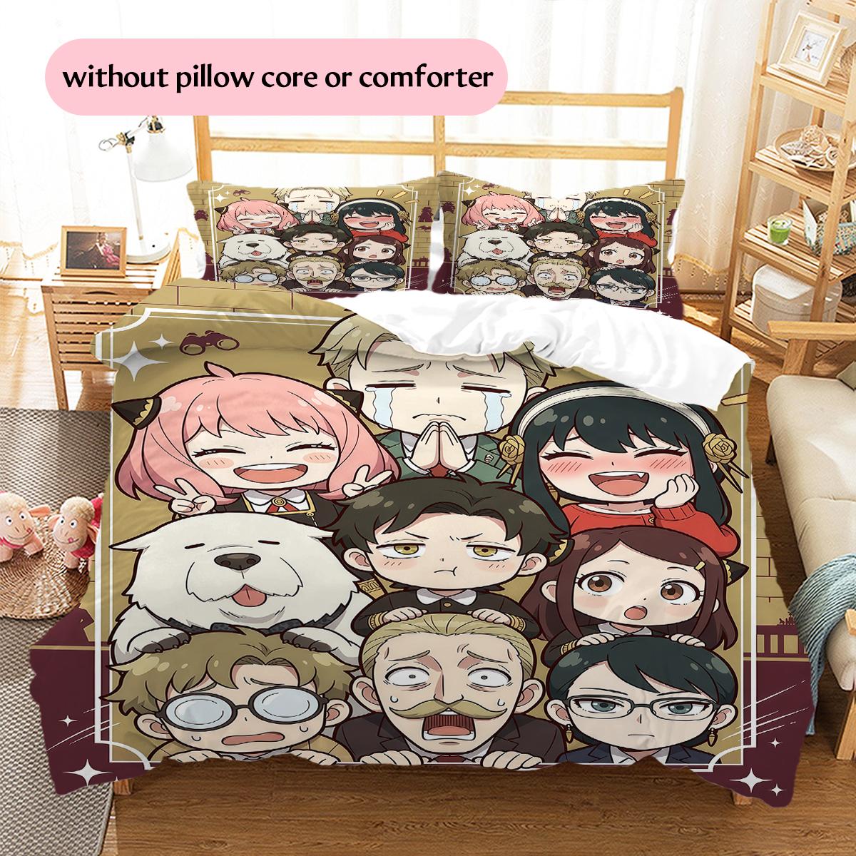 Spy x Family Chibi Family & Group Pattern Bedding Home Decoration Festival Gift (1 * duvet cover + 2 * pillowcase, without core) 135x200cm
Spy x Family Chibi Family & Group Pattern Bedding Home Decoration Festival Gift (1 * duvet cover + 2 * pillowcase, without core) 135x200cm