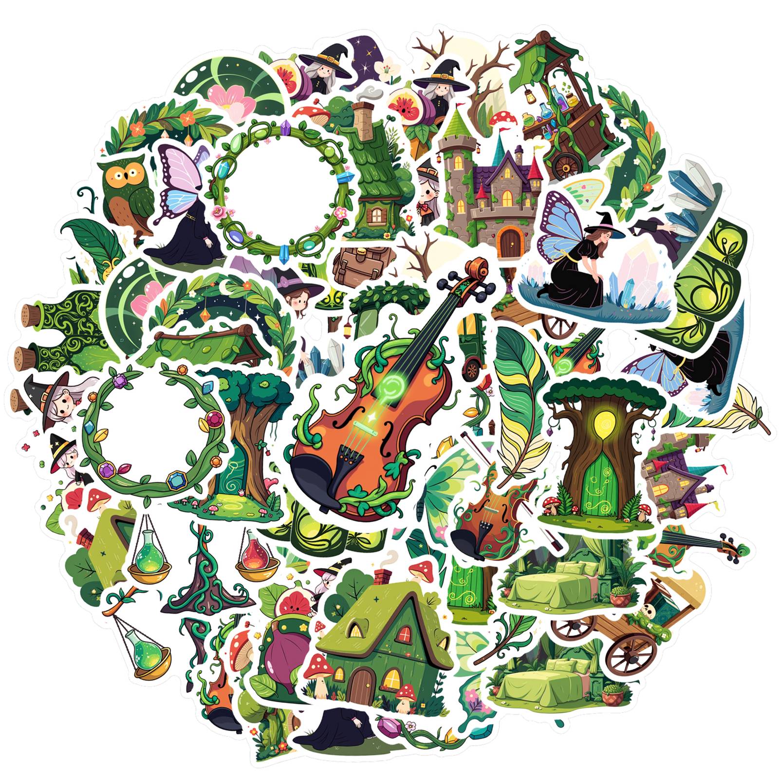 35pcs-50pcs Cartoon Floral Stickers Cute Witch DIY Stickers Sticker Pack For DIY Phone Guitar Laptop Notebook Suitcase Cup DIY
35pcs-50pcs Cartoon Floral Stickers Cute Witch DIY Stickers Sticker Pack For DIY Phone Guitar Laptop Notebook Suitcase Cup DIY