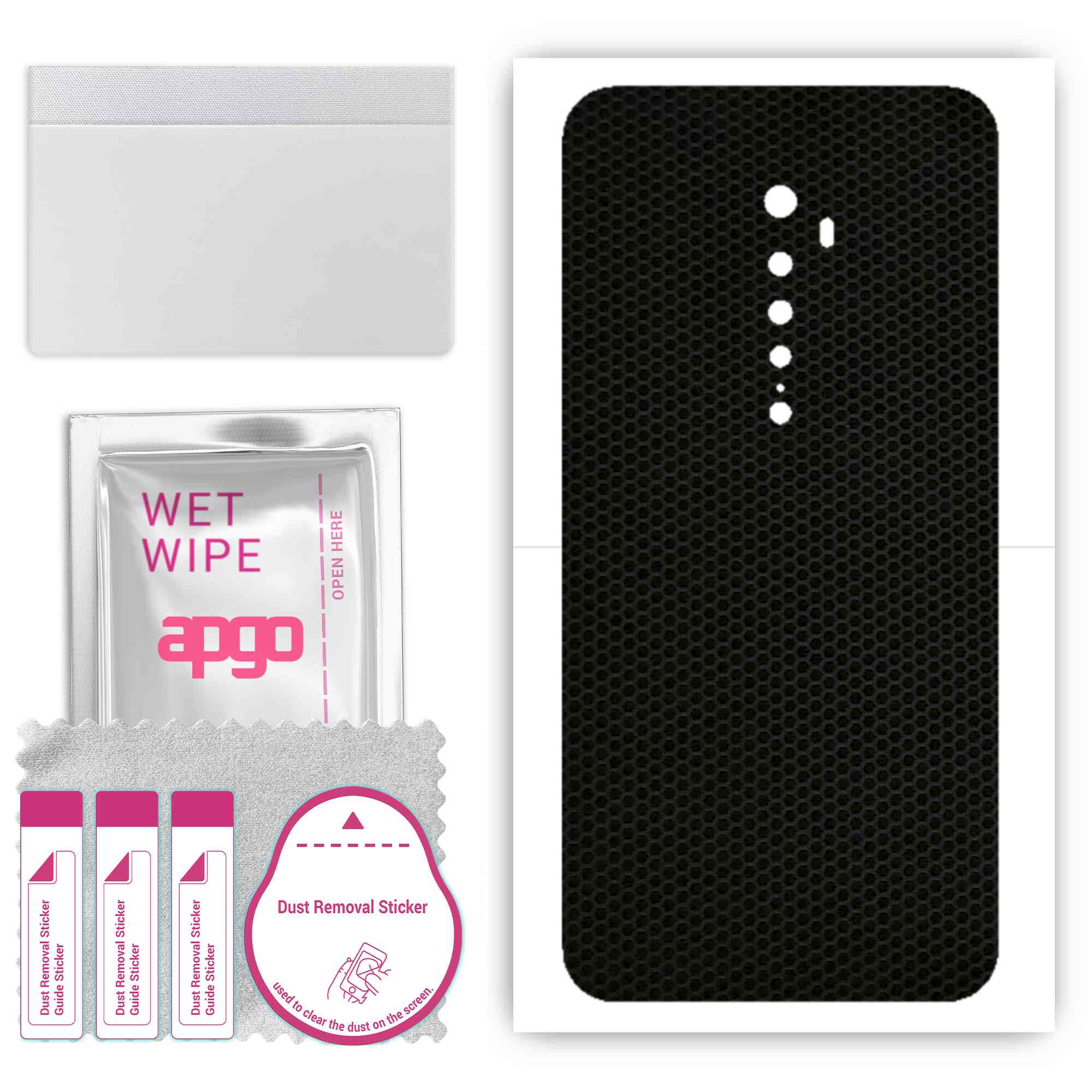 apgo Protective Skin Sticker for the back compatible with Oppo Reno2, Wrap Film, Foil, Vinyl - Pattern Matrix
apgo Protective Skin Sticker for the back compatible with Oppo Reno2, Wrap Film, Foil, Vinyl - Pattern Matrix