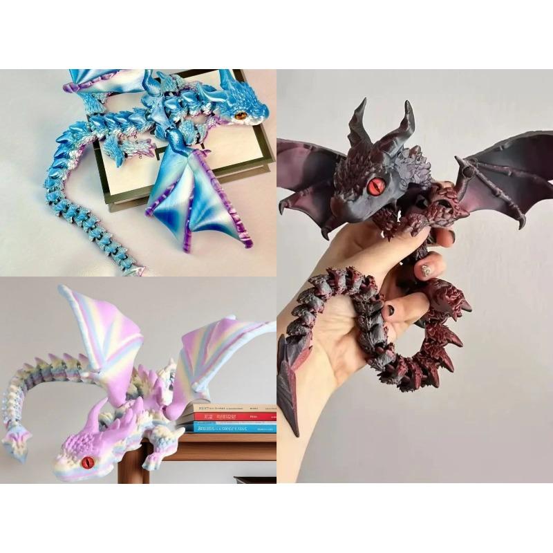 23cm 3D Printer Wing Magic Dragon Joint Mobile Rotating Toy Joint Desk Decorative Toys Gifts Crafts.
23cm 3D Printer Wing Magic Dragon Joint Mobile Rotating Toy Joint Desk Decorative Toys Gifts Crafts.