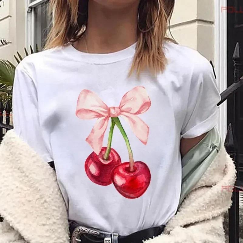 Casual Regular Length Fruit Vegetable Tees Womens Cherry Print TShirt Crew Neck Short Sleeve 4XL
Casual Regular Length Fruit Vegetable Tees Womens Cherry Print TShirt Crew Neck Short Sleeve 4XL