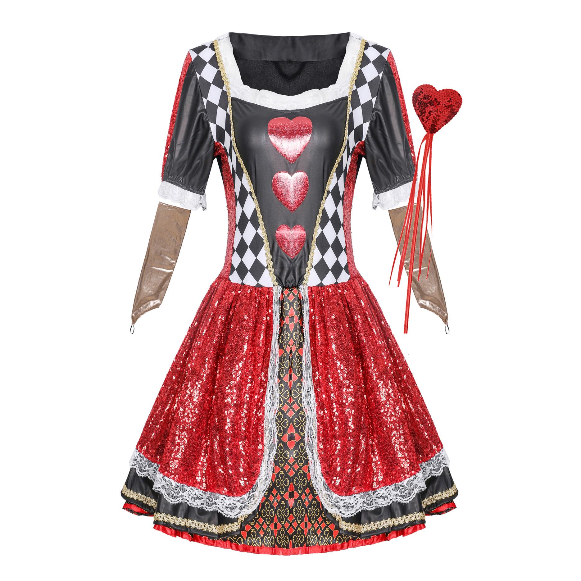 Women s Sexy Queen of Hearts Halloween Costume - M-XL Cosplay Ball Gown M
Women s Sexy Queen of Hearts Halloween Costume - M-XL Cosplay Ball Gown M