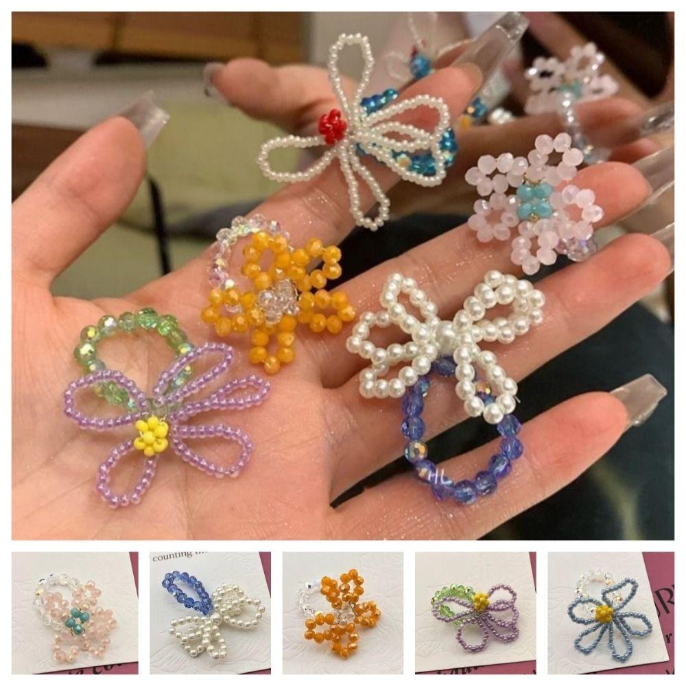 Dopamine Crystal Beads Ring Adjustable Korean Style Transparent Ring Hipster Style B
Dopamine Crystal Beads Ring Adjustable Korean Style Transparent Ring Hipster Style B