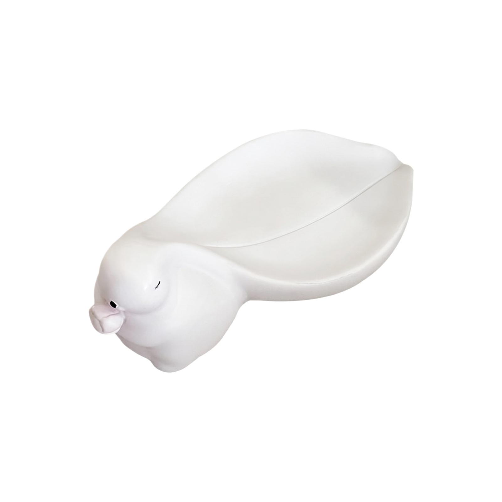 Creative Rabbit Soap Dish Decorative Home Tabletop Ornament for Bathroom Kitchen Countertop Use Unique Design Modern Style one size белый
Creative Rabbit Soap Dish Decorative Home Tabletop Ornament for Bathroom Kitchen Countertop Use Unique Design Modern Style one size белый