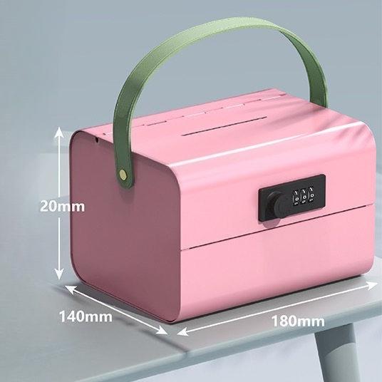 Metal Japanese Piggy Bank Password Lock Money Box Safe for Money Saving Organizer Banknotes and Coins Children Storage Boxes розовый
Metal Japanese Piggy Bank Password Lock Money Box Safe for Money Saving Organizer Banknotes and Coins Children Storage Boxes розовый