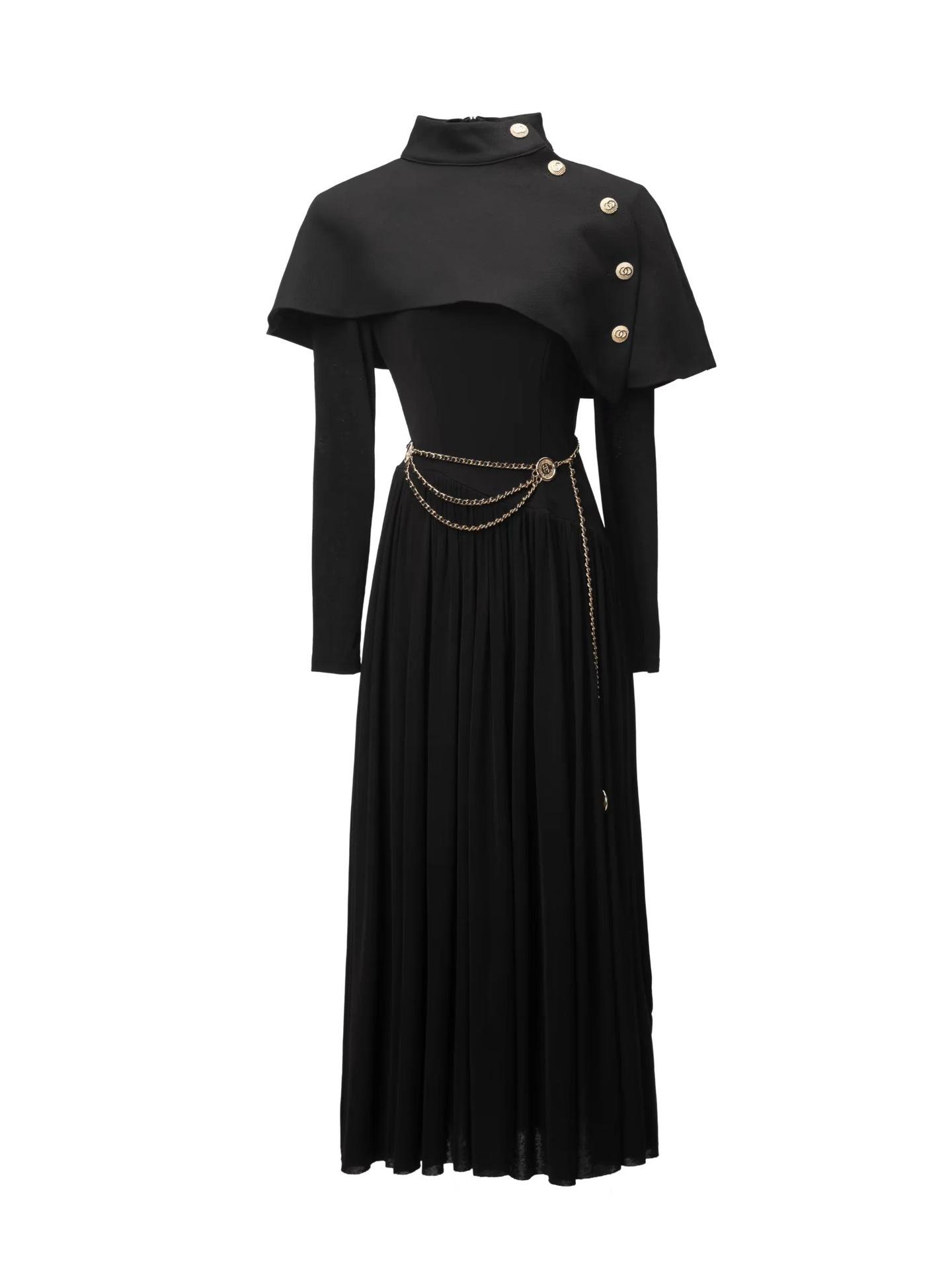 Hepburn Style Solid Color French Elegant Shawl + Knit Dress with Waist Chain XL
Hepburn Style Solid Color French Elegant Shawl + Knit Dress with Waist Chain XL