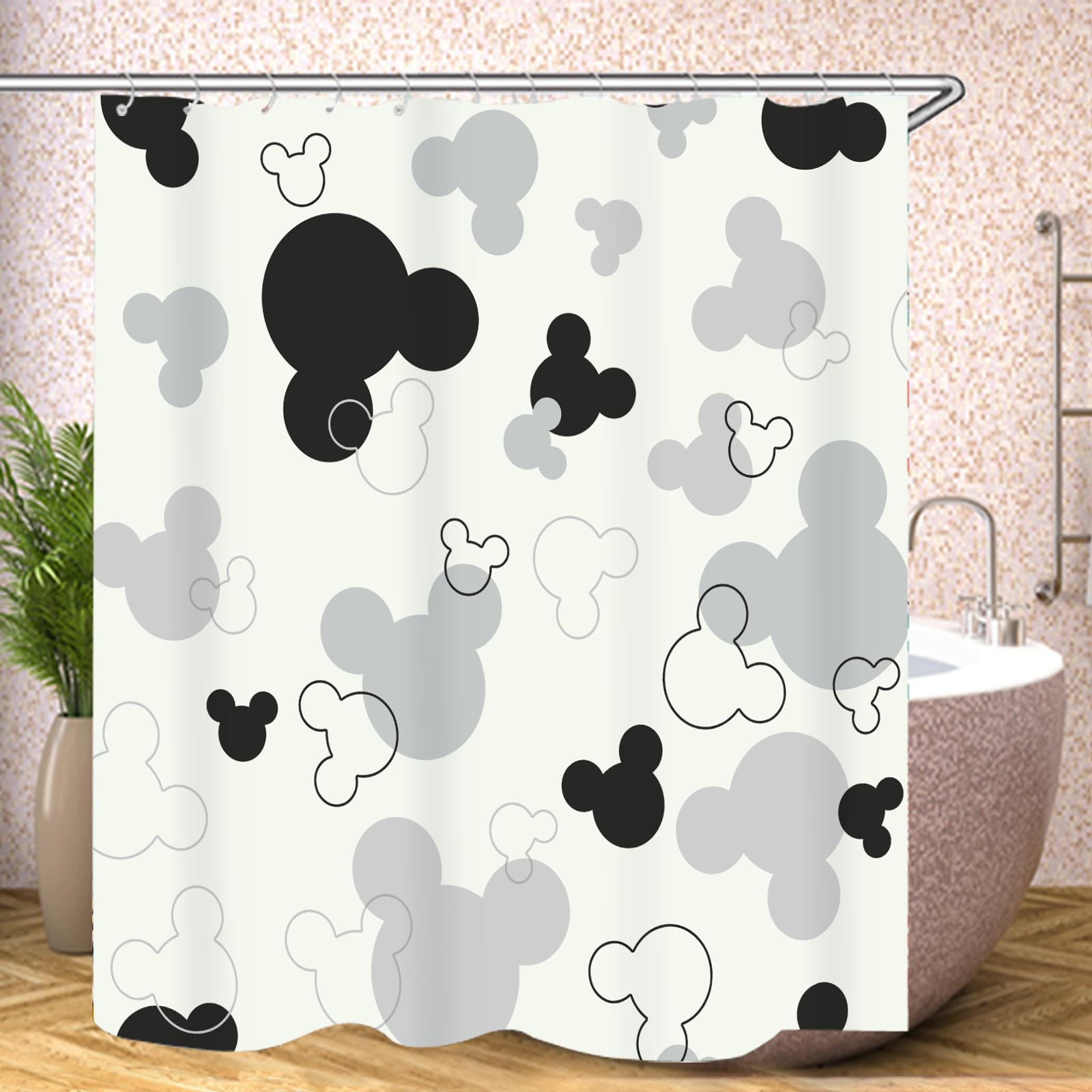 Mickey Anime Shower Curtain Cute Bath Waterproof Curtains For Living Room Luxury Set Screen Bathroom Accessories Sets W60H190(CM)-1 Pcs
Mickey Anime Shower Curtain Cute Bath Waterproof Curtains For Living Room Luxury Set Screen Bathroom Accessories Sets W60H190(CM)-1 Pcs