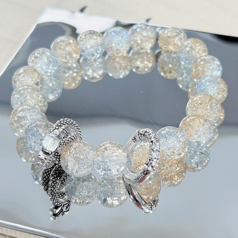 Year of the Dragon Lucky Original Design Panlong Bracelet Men s Black Glass Niche Non-collision Personalized Bracelet Men s Premium Sense
Year of the Dragon Lucky Original Design Panlong Bracelet Men s Black Glass Niche Non-collision Personalized Bracelet Men s Premium Sense