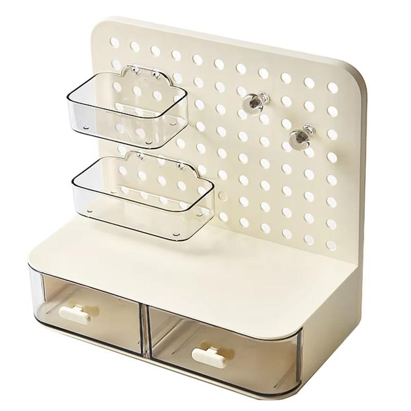 Hole Board Desktop Storage Drawer Office Perforated Board Small Card Ornaments Stand Display Storage Box Stationery Organizer вершковий
Hole Board Desktop Storage Drawer Office Perforated Board Small Card Ornaments Stand Display Storage Box Stationery Organizer вершковий