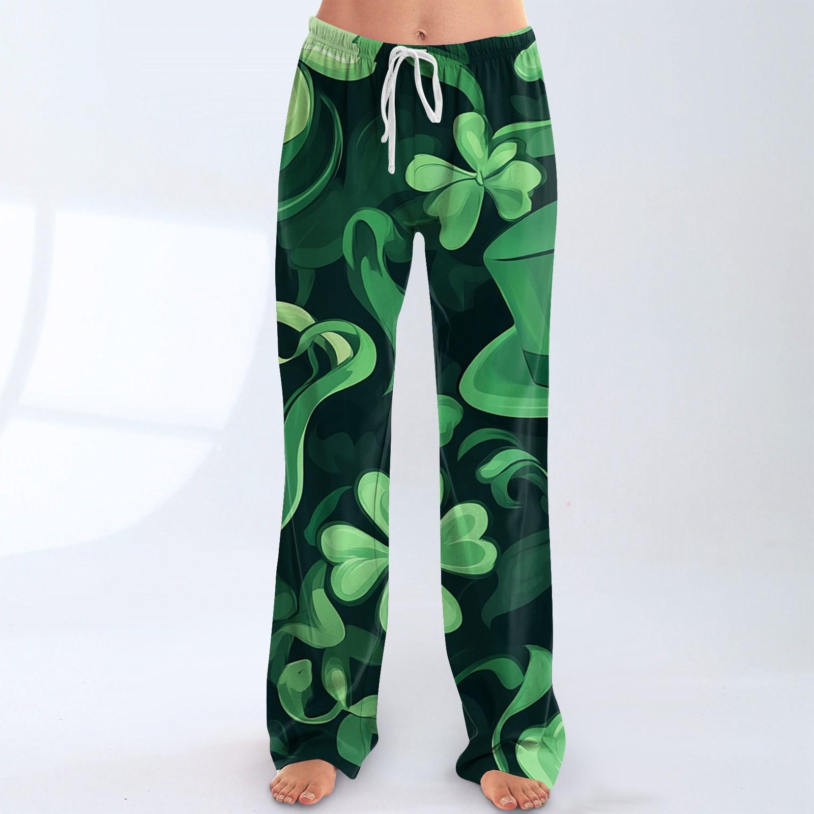 Женская мода Свободный повседневный St. Повседневные брюки с принтом ко Дню Святого Патрика XXL
Женская мода Свободный повседневный St. Повседневные брюки с принтом ко Дню Святого Патрика XXL