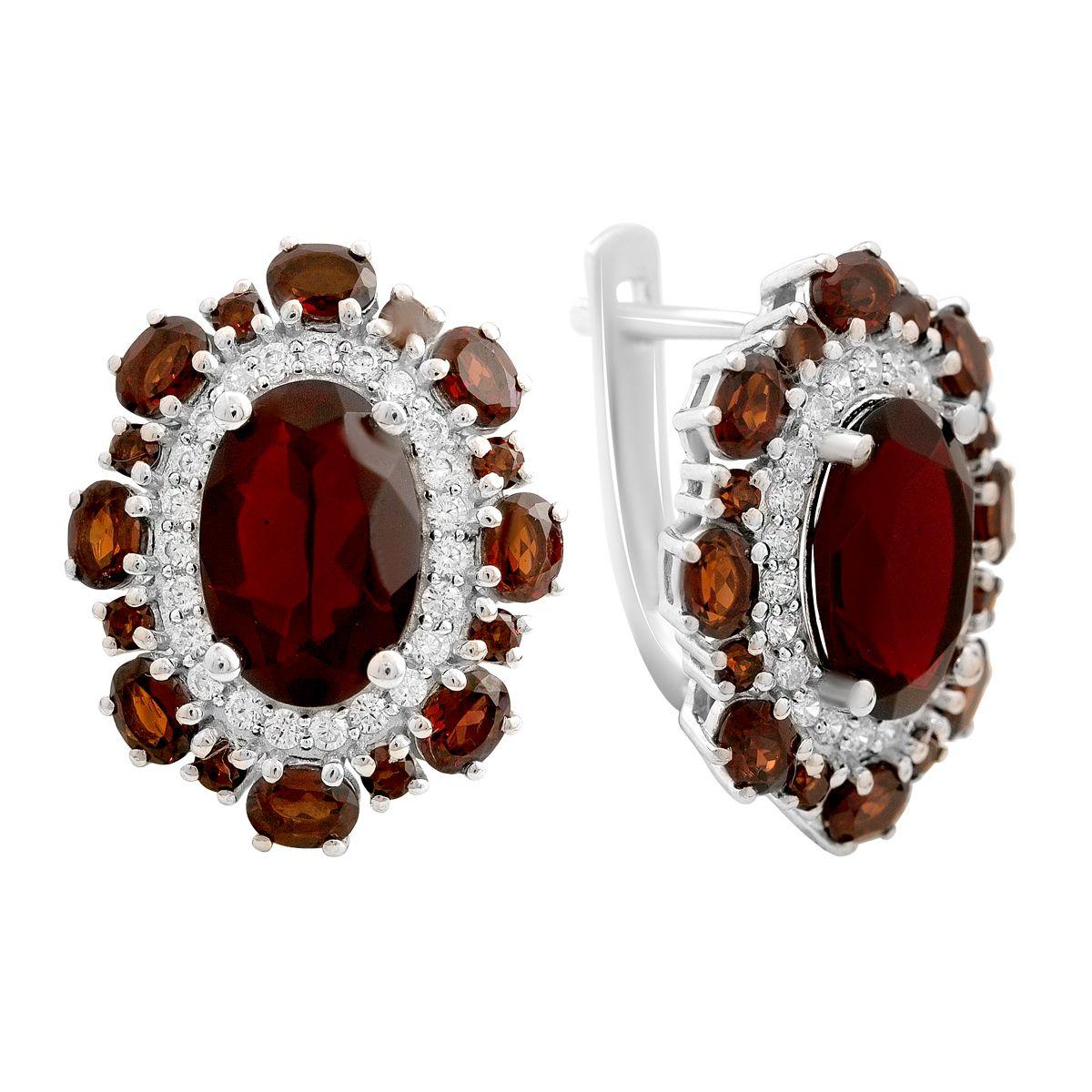 Silver earrings with artificial garnet nano 10.755ct, garnet (60002406) темні цукерки apple червоний колір
Silver earrings with artificial garnet nano 10.755ct, garnet (60002406) темні цукерки apple червоний колір