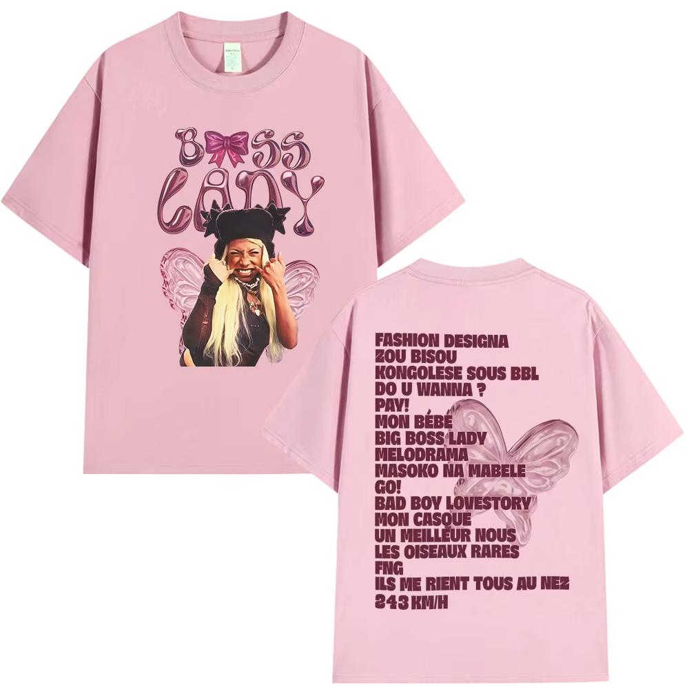 Rapper Theodora BOSS Lady album graphics 100Cotton music Tshirt Men 2026 New Summer Hip hop unisex Short sleeve shirt fan gifts S
Rapper Theodora BOSS Lady album graphics 100Cotton music Tshirt Men 2026 New Summer Hip hop unisex Short sleeve shirt fan gifts S