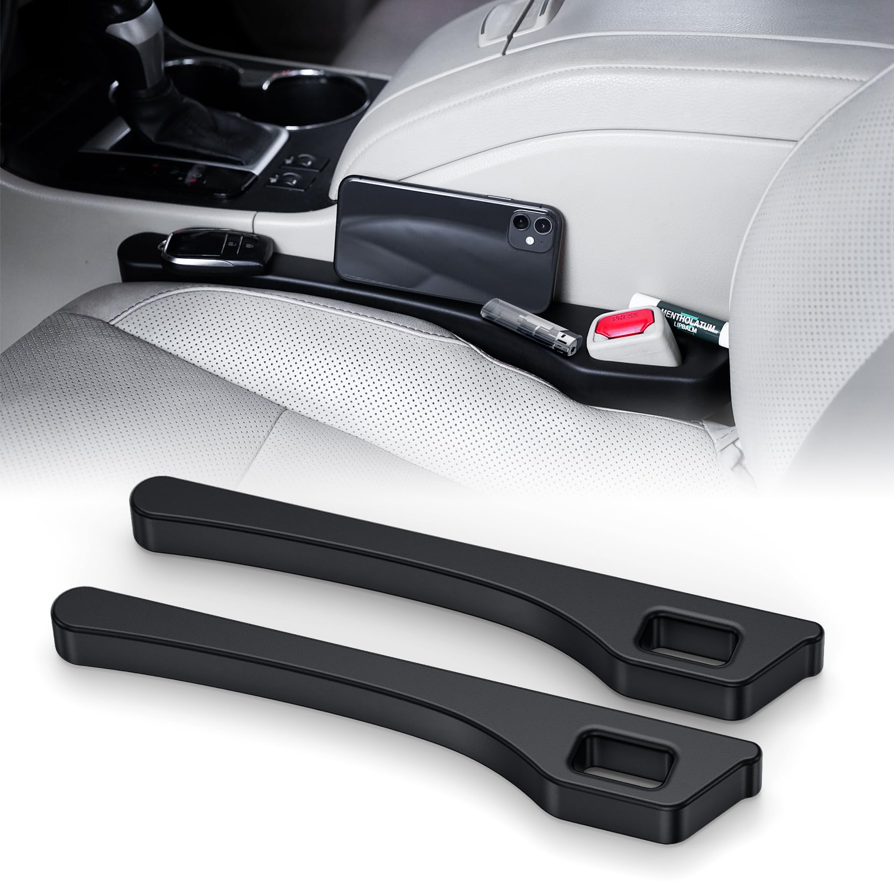 Givifive Car Seat Gap Car Gap Latest Molded Car Seat Leak Prevention Center Console Gap Easy Prevents Small Items from Seat and Passenger Compatible
Givifive Car Seat Gap Car Gap Latest Molded Car Seat Leak Prevention Center Console Gap Easy Prevents Small Items from Seat and Passenger Compatible