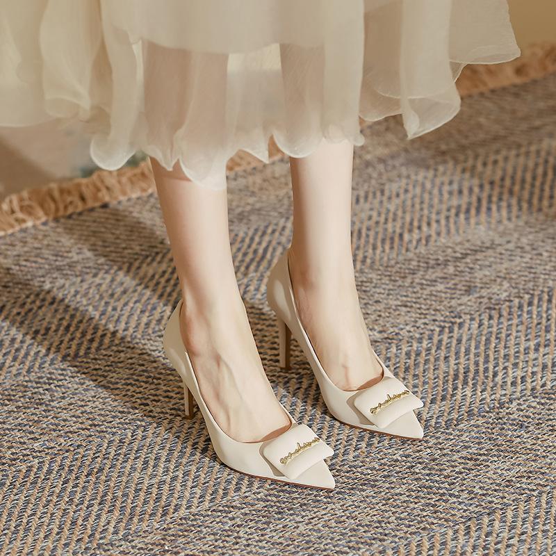 High heels women s fine heels high-end single shoes spring women s Huizhou Zichun women s fashion shoes genuine leather 35
High heels women s fine heels high-end single shoes spring women s Huizhou Zichun women s fashion shoes genuine leather 35