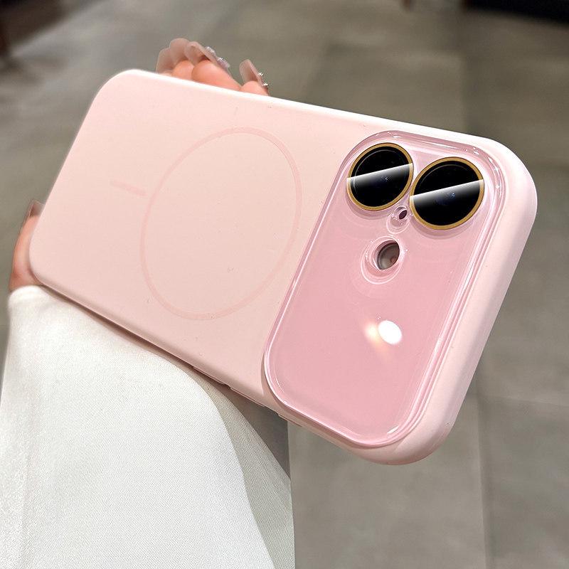 Apple 17 Promax Liquid Silicone Magnetic Case with Crystal Lens Ring for iPhone 16. iPhone 17 Pro (Large Window)
Apple 17 Promax Liquid Silicone Magnetic Case with Crystal Lens Ring for iPhone 16. iPhone 17 Pro (Large Window)