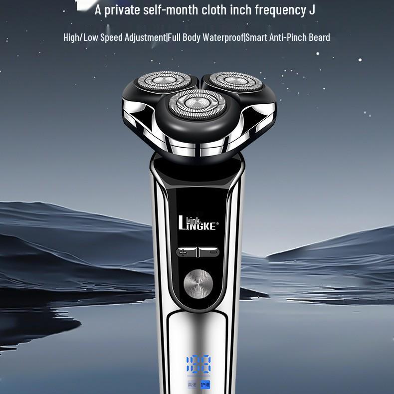 303 Smart Floating Three-Head Electric Shaver with Magnetic Display, USB Charging, Full Body Washable 303 Basic Package
303 Smart Floating Three-Head Electric Shaver with Magnetic Display, USB Charging, Full Body Washable 303 Basic Package