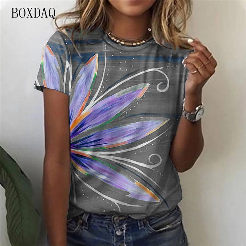 Women s Fashion T-shirt with Plant and Flower Patterns 6XL
Women s Fashion T-shirt with Plant and Flower Patterns 6XL
