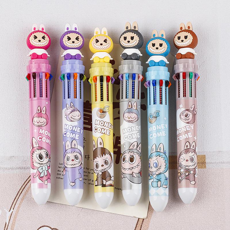Labubu 1Pcs Ballpoint Pen 10-Color 0.7Mm Kawaii New Cartoon School Stationery Multicolor Pen Cartoon Friends Birthday Gifts A
Labubu 1Pcs Ballpoint Pen 10-Color 0.7Mm Kawaii New Cartoon School Stationery Multicolor Pen Cartoon Friends Birthday Gifts A