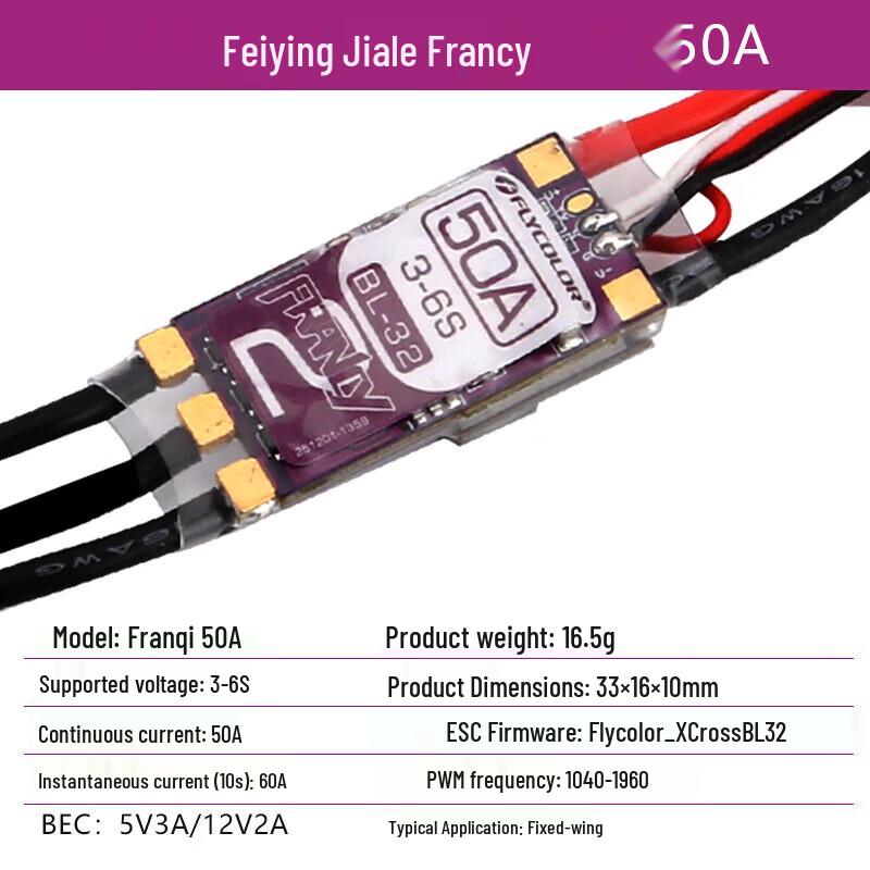 Flycolor FlyFrankie 2nd Gen Brushless ESC
Flycolor FlyFrankie 2nd Gen Brushless ESC