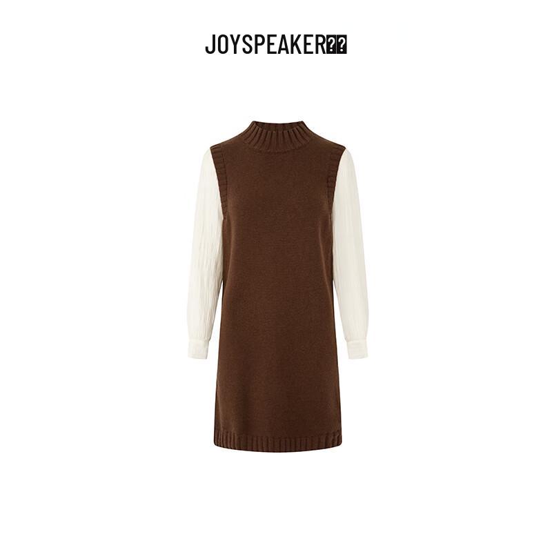 JOY SPEAKER Women s Spliced Stand Collar Knitted Mid-Length Dress L
JOY SPEAKER Women s Spliced Stand Collar Knitted Mid-Length Dress L