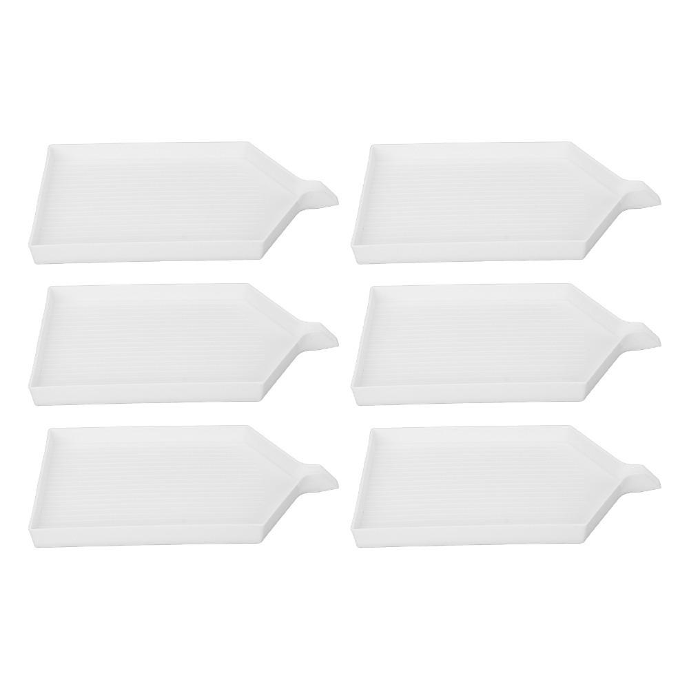 6pcs White Color Bead Sorting Tray Plastic Diamond Dotting Tray Painting Accessories
6pcs White Color Bead Sorting Tray Plastic Diamond Dotting Tray Painting Accessories