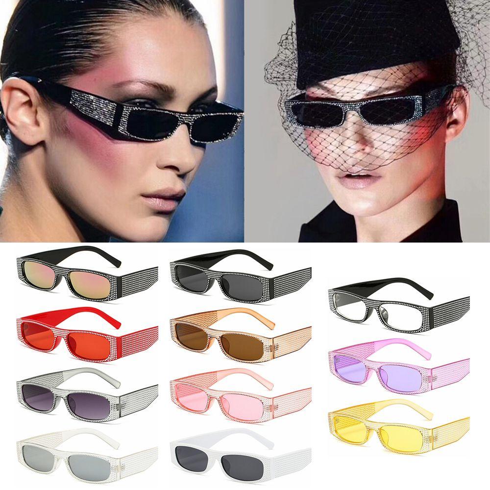 Trending UV400 Narrow Sunglasses Small Rectangle Sunglasses Retro Sun Glasses Imitation Diamond
Trending UV400 Narrow Sunglasses Small Rectangle Sunglasses Retro Sun Glasses Imitation Diamond
