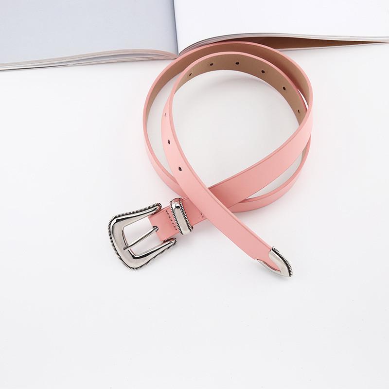 New European And American Retro Style Thin Belt Women s Decoration Simple All-match Belt Retro Fashion Tide Engraved Flower Belt рожевий
New European And American Retro Style Thin Belt Women s Decoration Simple All-match Belt Retro Fashion Tide Engraved Flower Belt рожевий