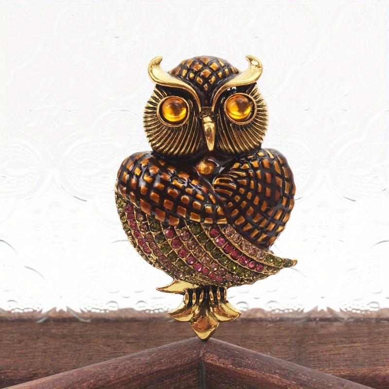Vintage Rhinestones Owls Animal Brooches Costume Accessories Pins
Vintage Rhinestones Owls Animal Brooches Costume Accessories Pins