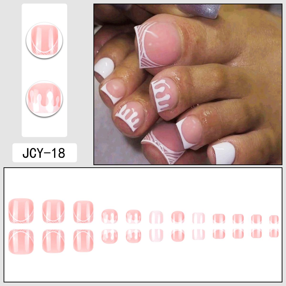 Shiny New 2025 French Pink & White Toenail Art - 24 Removable Pieces Glue Version
Shiny New 2025 French Pink & White Toenail Art - 24 Removable Pieces Glue Version