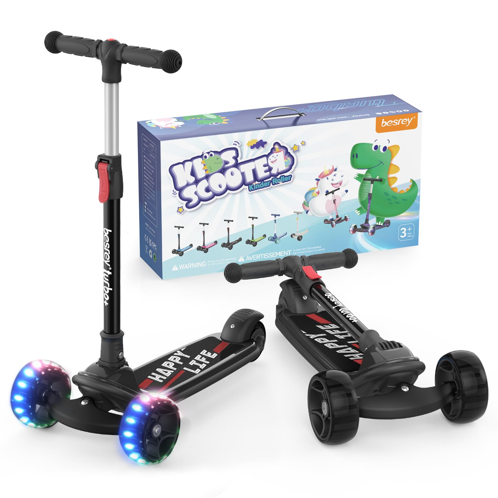 besrey Детский самокат Kick Scooter Kickboard Трехколесный велосипед для детей и малышей 3 колеса 3 в 1 3 шага Регулируемый задний тормоз колеса Регулируемая высота чёрный
besrey Детский самокат Kick Scooter Kickboard Трехколесный велосипед для детей и малышей 3 колеса 3 в 1 3 шага Регулируемый задний тормоз колеса Регулируемая высота чёрный