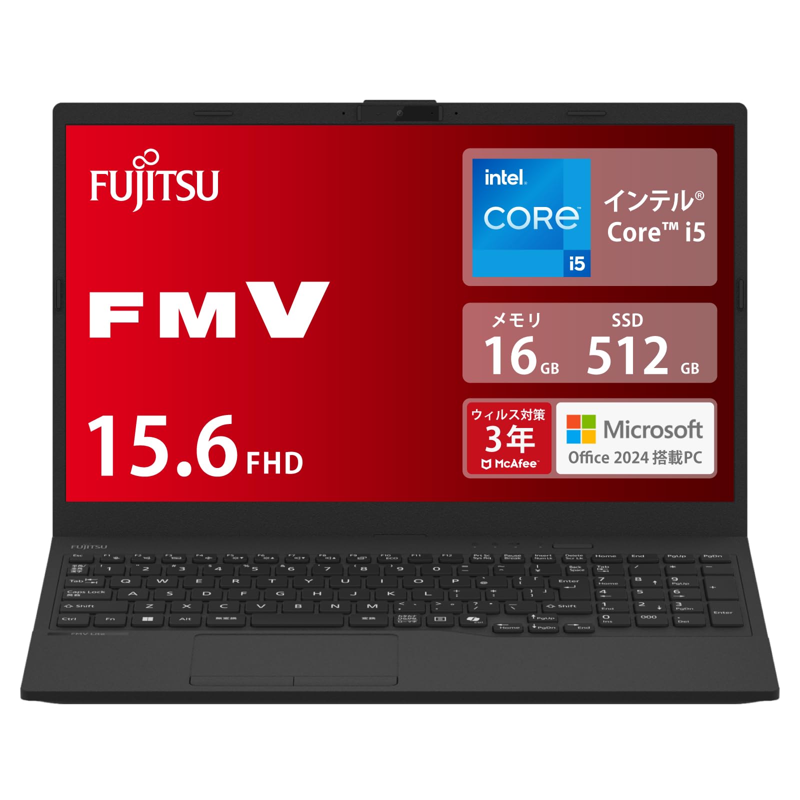 Ноутбук Fujitsu FMV Lite Office AH Series WA1/J2 (MS 2024/Win 11/15.6-дюймовий/Core i5/16 ГБ/SSD 512 ГБ) FMVWJ2A152_AZ чорний
Ноутбук Fujitsu FMV Lite Office AH Series WA1/J2 (MS 2024/Win 11/15.6-дюймовий/Core i5/16 ГБ/SSD 512 ГБ) FMVWJ2A152_AZ чорний